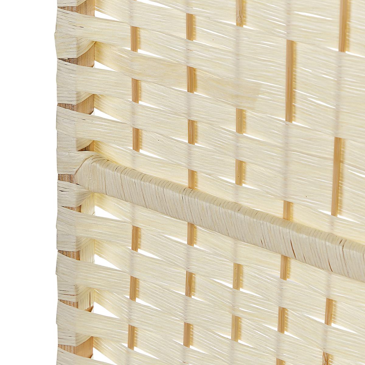RAUMTEILER 4-teilig Hellbeige 163/170 cm Lappago - Beige, Papier (163/170/2cm) - Beliani