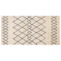 KURZFLOR-TEPPICH Havsa 150/80 cm - Beige, Kunststoff (80/150cm) - Beliani