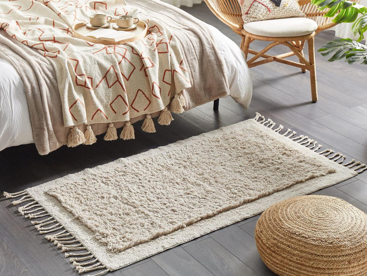 SHAGGY-TEPPICH Bitlis 150/80 cm - Beige, Textil (80/150cm) - Beliani