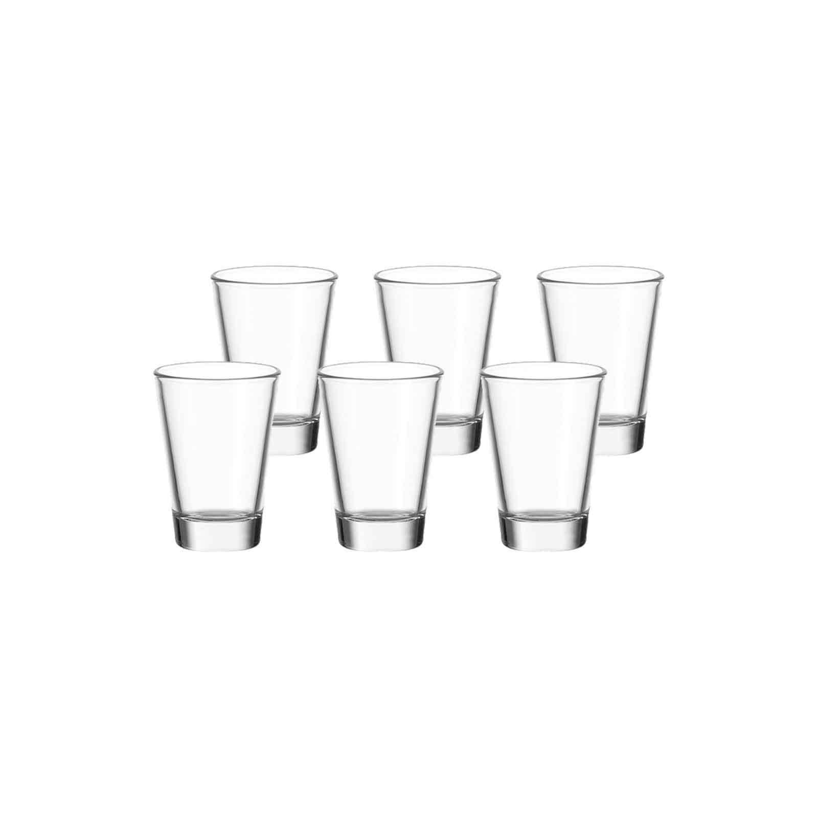 SCHNAPSGLÄSER Ciao transparent 40 ml 6er Set - Transparent, Glas (0.06L) - Leonardo Living