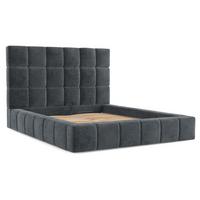 POLSTERBETT Skiathos mit Stauraum 180/200 cm Anthrazit im Terra NW Stoff - Anthrazit/Schwarz, Holz/Holzwerkstoff (180/200cm) - AltaBeds