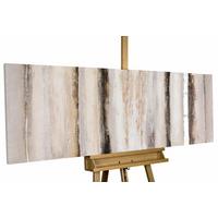 ÖLGEMÄLDE 150/50 cm - Beige/Braun, Holz/Textil (150/50cm) - KUNSTLOFT