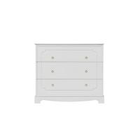 KINDERKOMMODE Royal Weiß - Weiß, Holzwerkstoff (103/90/50cm) - Petits-meubles
