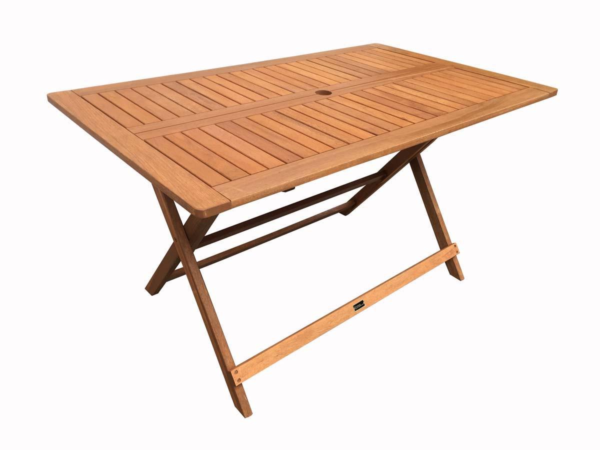 GARTEN-ESSMÖBELENSEMBLE séoul beige - Hellbraun, Holz - Habitat Garten