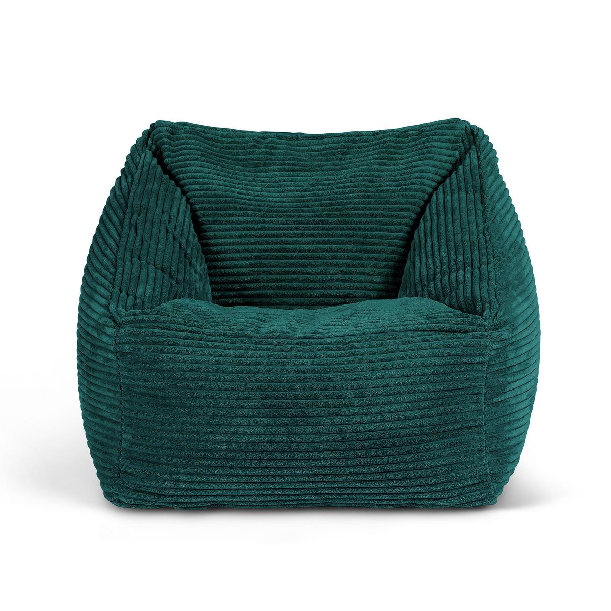 SITZSACK Flauschig für Kinder 2-tlg. - Grün, Textil (55/44/55cm) - icon