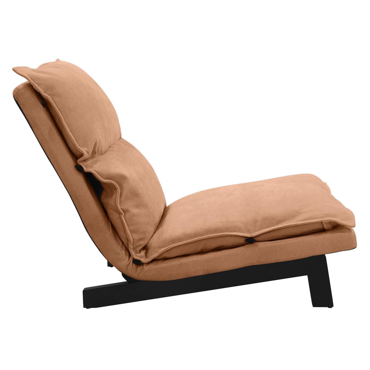 BODENSTUHL Braun - Schwarz/Braun, Textil/Metall (59/73.5/96cm) - ML-DESIGN