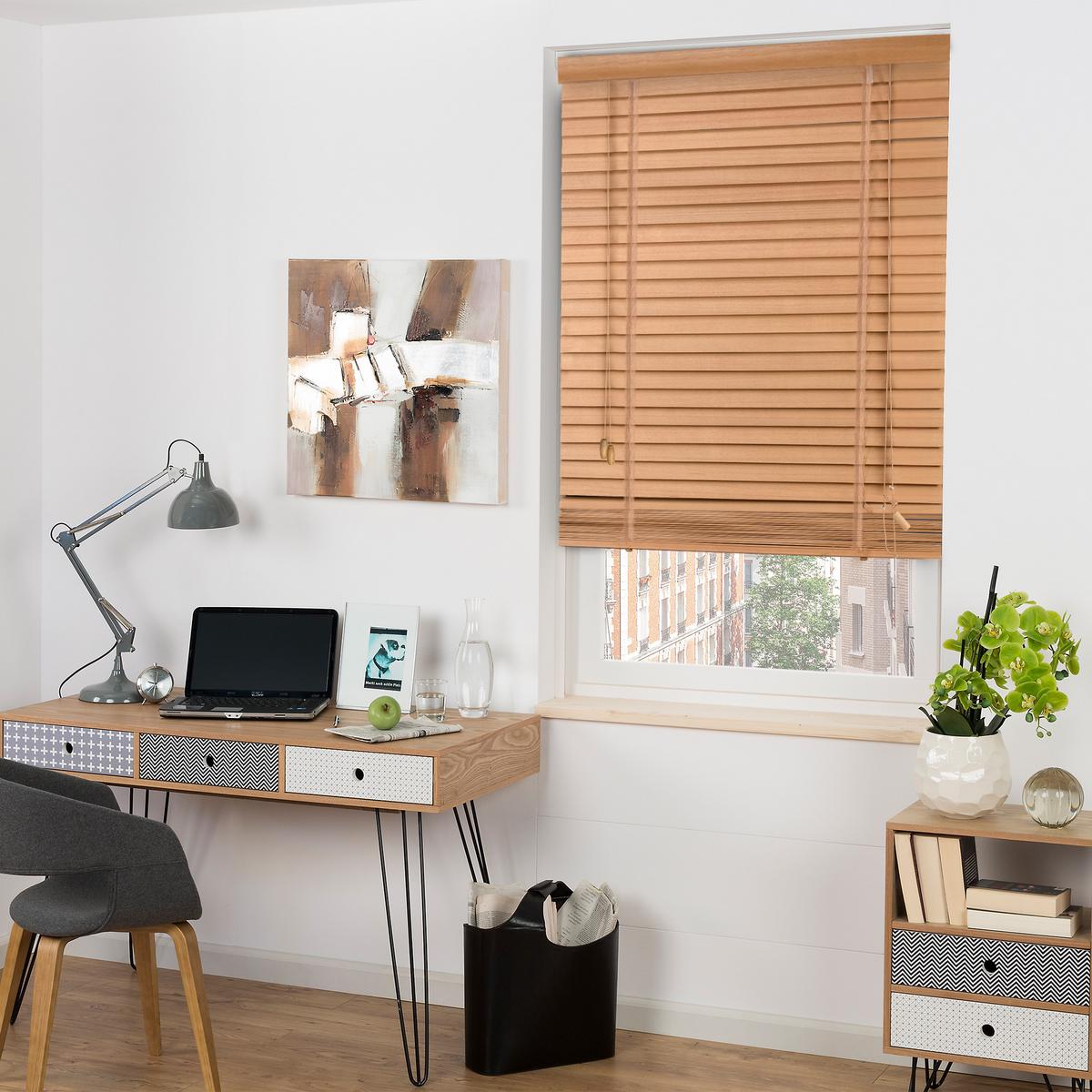 HOLZJALOUSIE SolDecor BE5 75/180cm Eiche - Eichefarben, Naturmaterialien/Holz (75/180cm) - Sol Royal