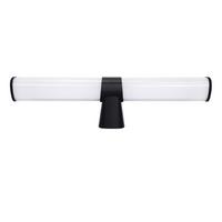 SPIEGELLEUCHTE KIEL 40/6.8/12.8 CM - Schwarz, Kunststoff (40/6.8/12.8cm) - Nettlife