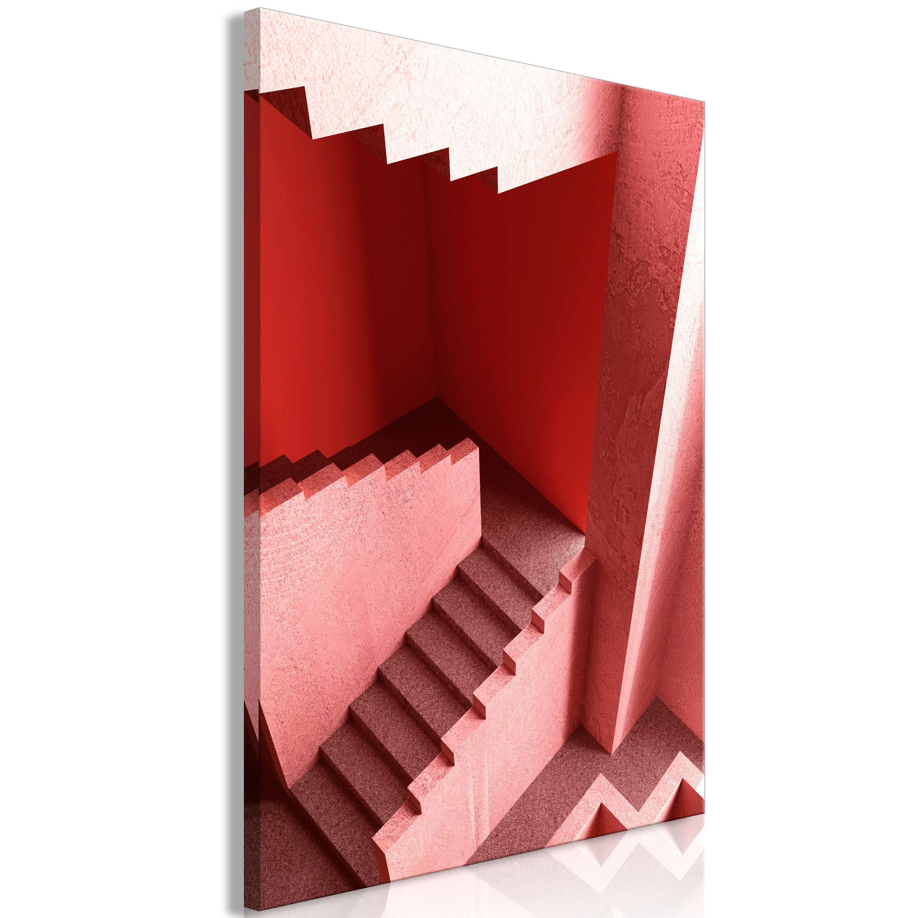 KUNSTDRUCK Rosa 40/60 cm - Pink, Textil (40/60cm) - KUNSTLOFT