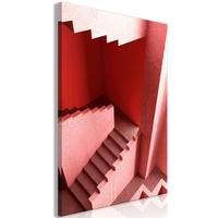 KUNSTDRUCK Rosa 40/60 cm - Pink, Textil (40/60cm) - KUNSTLOFT