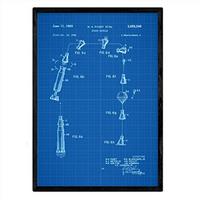 POSTER Raumkapsel Patent A3 Rahmenlos - Klar, Papier (29.7/5/42cm) - Nacnic
