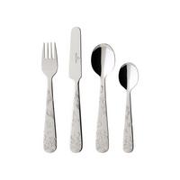 KINDERBESTECK Hungry as a Bear silber 4-tlg. - Silberfarben, Metall - Villeroy & Boch
