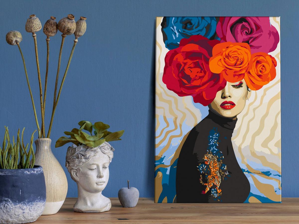 MALEN NACH ZAHLEN 40/50 cm - Multicolor, Textil (1.4/50cm) - KUNSTLOFT