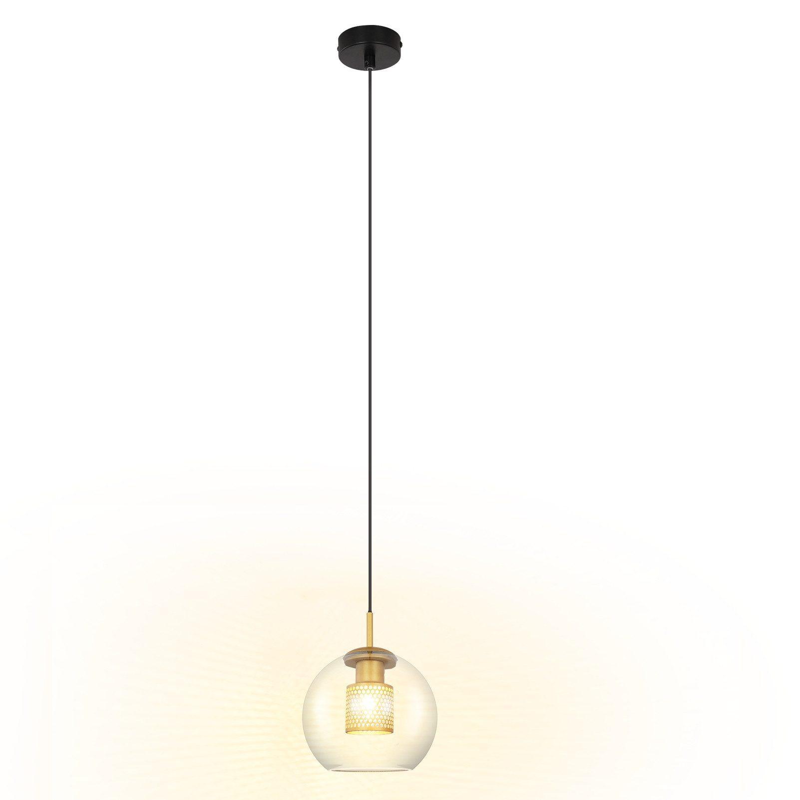PENDELLEUCHTE Daniel 20/20/155 cm - Transparent, Metall (20/20/155cm) - ZMH
