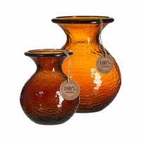 VASEN-SET Marokko Wabe braun 2-tlg. - Braun, Glas (2cm) - Ritzenhoff Breker
