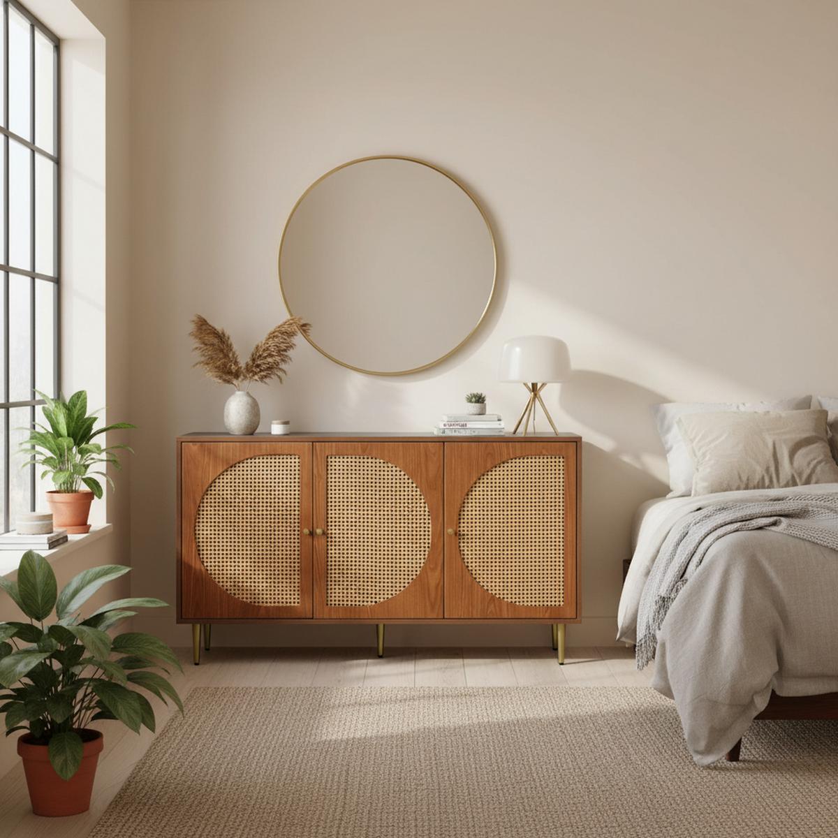 SIDEBOARD 129.8/40/76 cm - Braun, Holzwerkstoff (40/76/130cm) - Urban Meuble