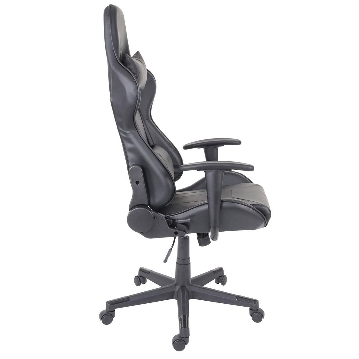 BÜROSTUHL Schwarz - Schwarz, Textil (67/136/69cm) - MCW