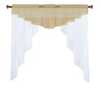 SCHEIBENGARDINE MEIßEN 100x100 cm Sand - Sandfarben, Textil (100/100cm) - Gardinenbox