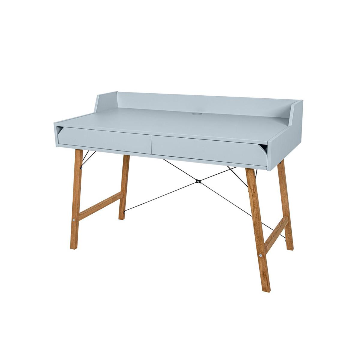 SCHREIBTISCH Lotta Blau - Blau, Holzwerkstoff (60/120/86cm) - Petits-meubles