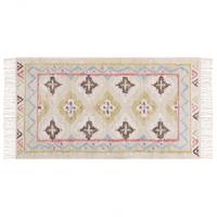 TEPPICH geflochten Terkos 150/80 cm - Multicolor, Naturmaterialien (80/150cm) - Beliani