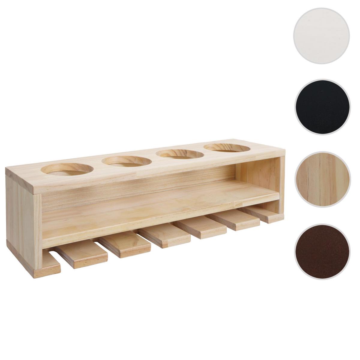 WEINREGAL Beige - Beige, Holz (48/12/12cm) - MCW