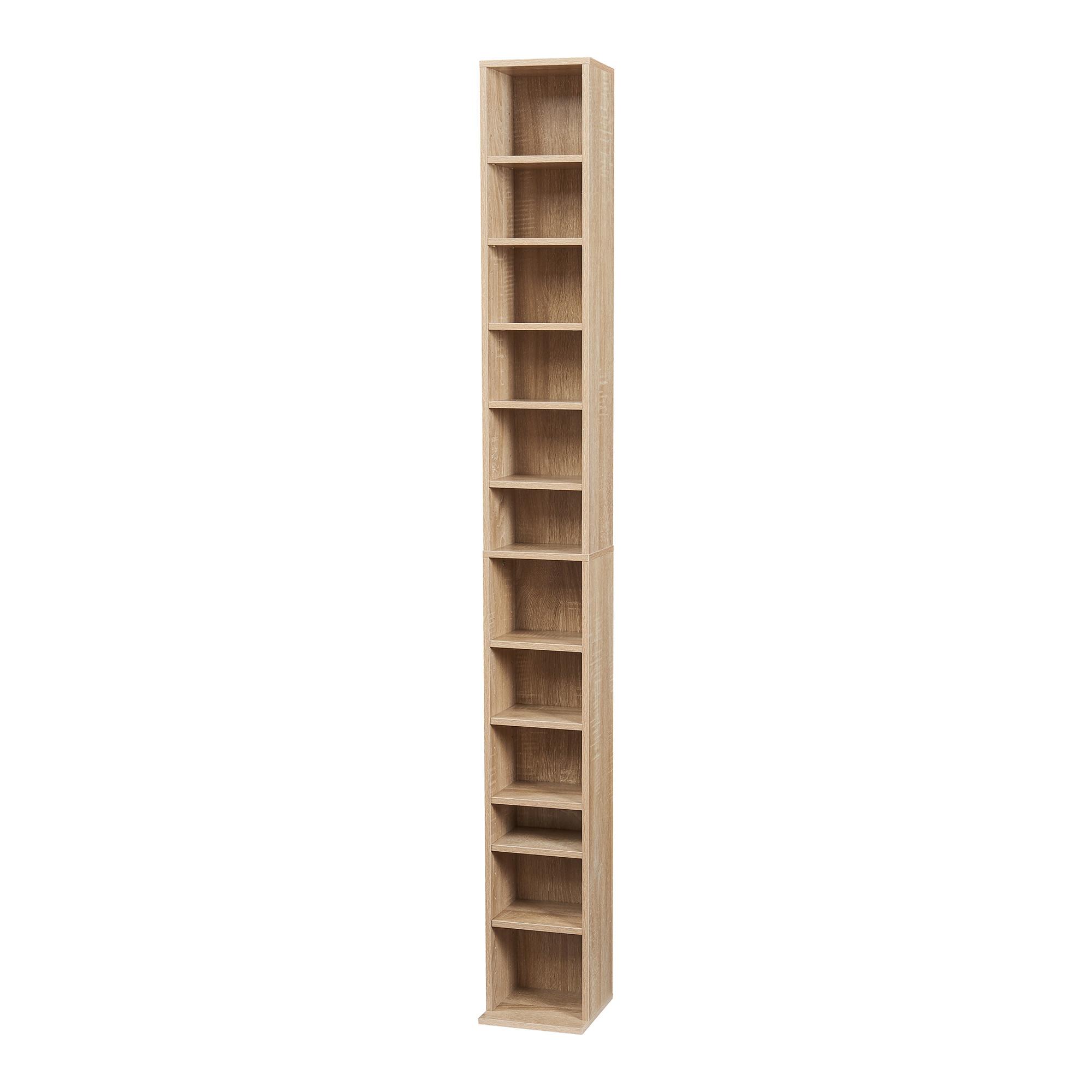 CD-REGAL Høyset - Sonoma Eiche, Holzwerkstoff (20/175/20cm) - [en.casa]