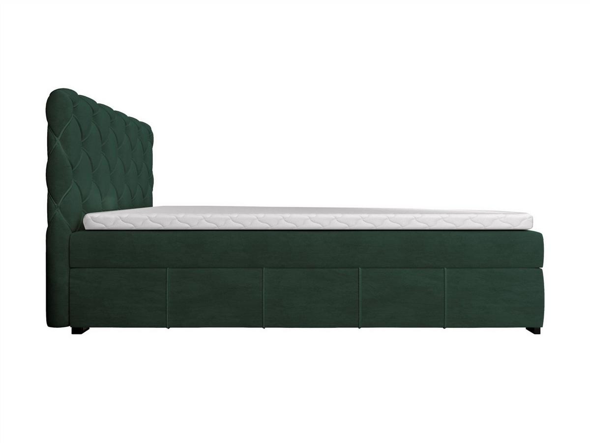 BOXBETT Gisel - Grün, Holzwerkstoff/Textil (120/200cm) - Fun Möbel
