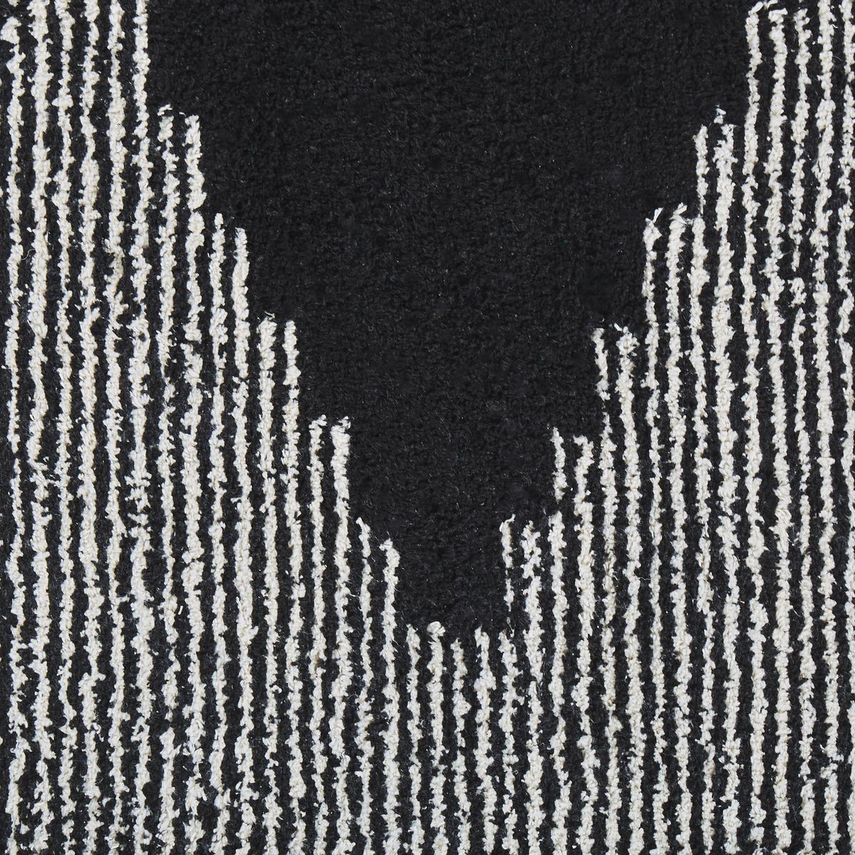 KURZFLOR-TEPPICH Bathinda 200/140 cm - Schwarz, Textil (140/200cm) - Beliani