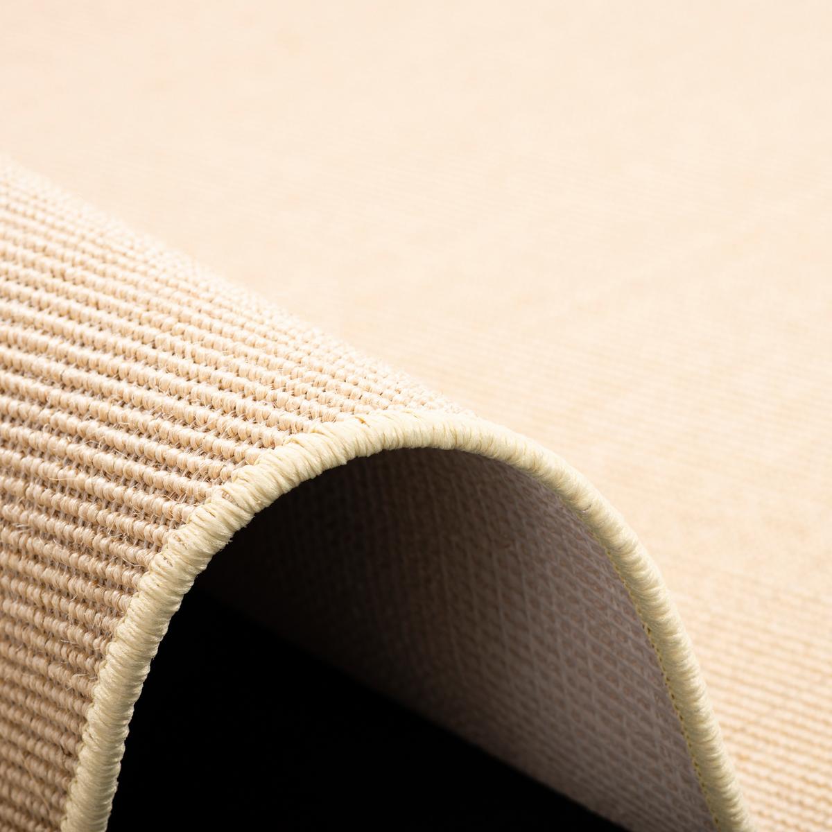 SISAL NATUR TEPPICH RUND - Ecru, Textil (100/100cm) - Snapstyle