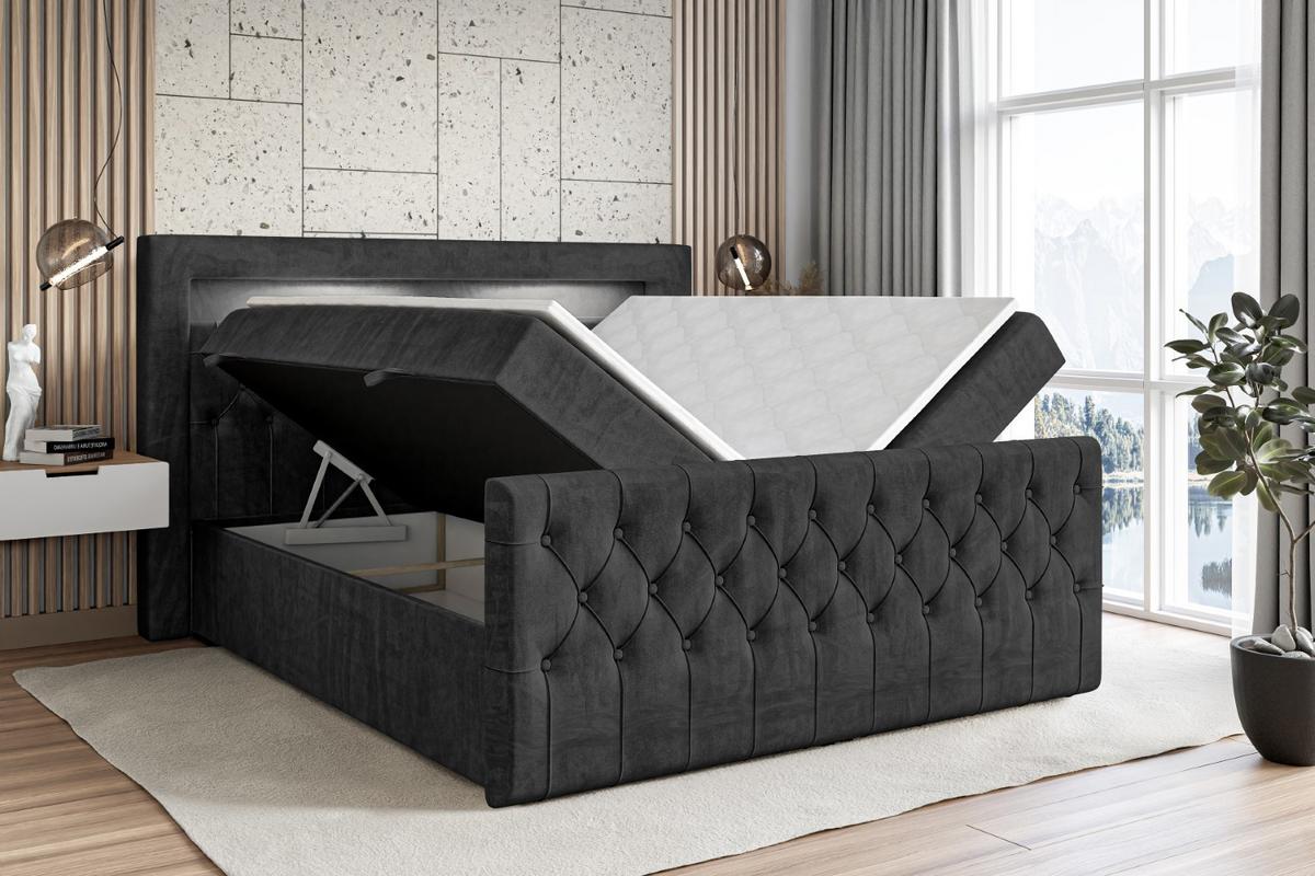 DELETED - Schwarz, Holzwerkstoff (160/200cm) - ALTDECOR