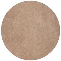SHAGGY-TEPPICH Sandbeige 140 cm Demre - Sandfarben/Beige, Textil (140/140cm) - Beliani