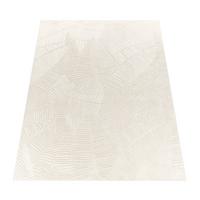KURZFLORTEPPICH, mit Struktur, aus Polyester, Florhöhe 10 mm, Creme, 200 x 280 cm - Creme, Textil (200/280cm) - KADIMA DESIGN