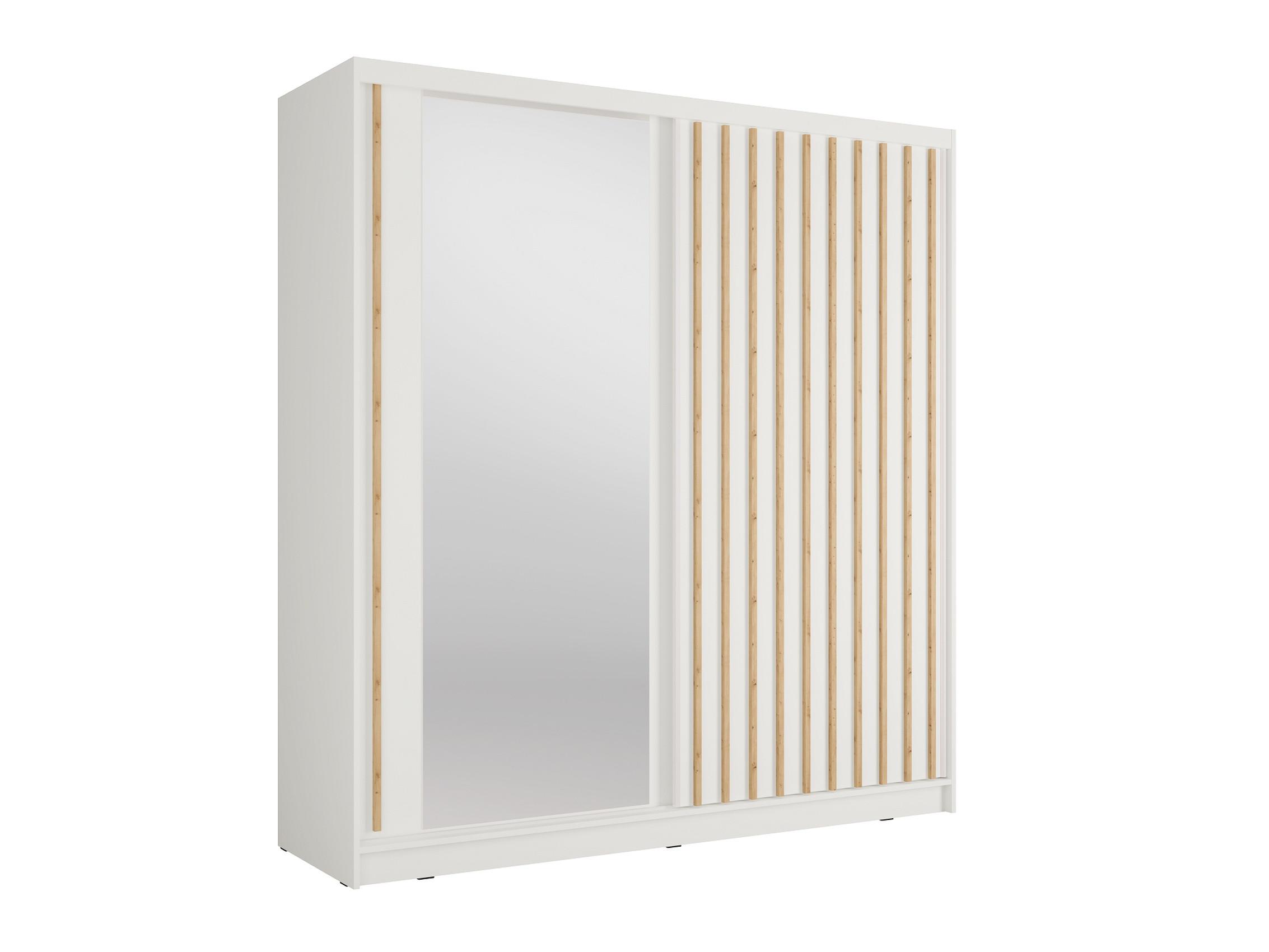 KLEIDERSCHRANK Weiß 205/215/62 - Weiß, Holzwerkstoff (205/215/62cm) - RAUMHIRSCH FURNITURE