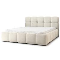 POLSTERBETT FARU SR 120x200 cm mit Bettkästen - Creme - Creme, Holz (120/200cm) - MASSENO