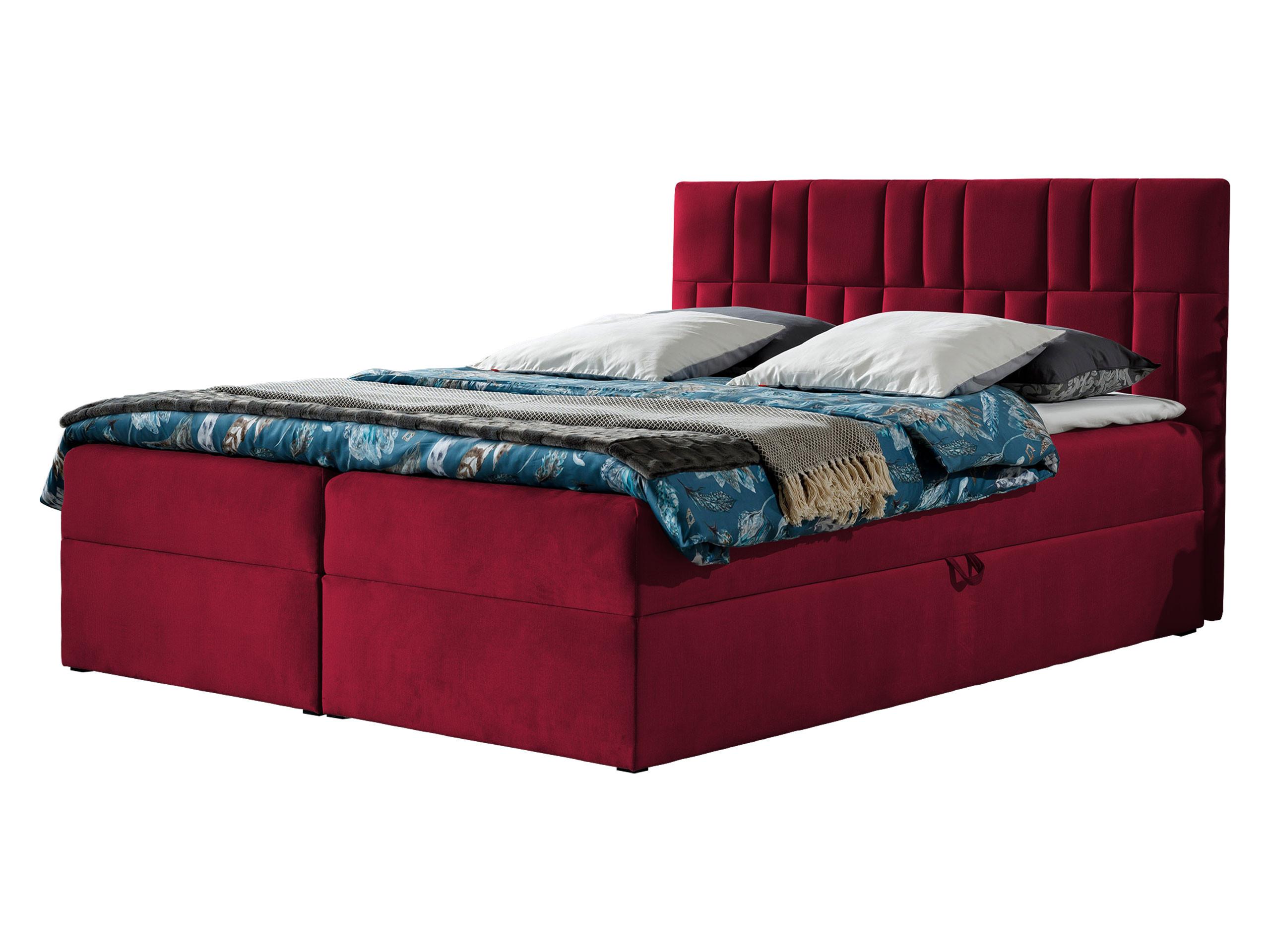 BOXBETT Top 3 - H3 - Rot, Holz (160/200cm) - MIRJAN24