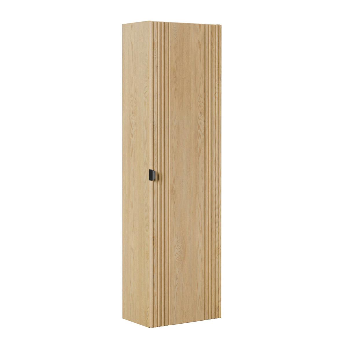 BADMÖBEL 80cm Mila 2er-Set Helle Eiche - Braun, Holzwerkstoff (80/52/46cm) - Petits-meubles