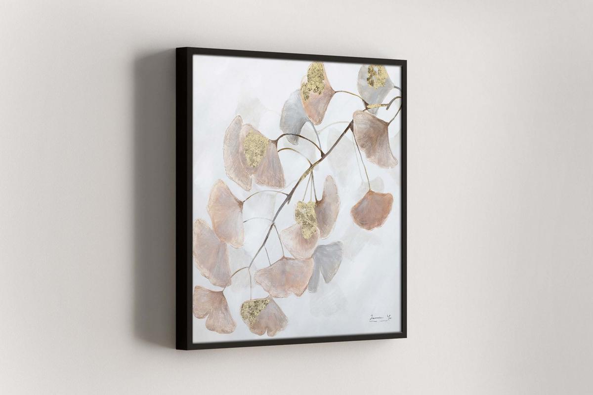ACRYLBILD HANDGEMALT 80/80 cm - Beige/Braun, Holz/Textil (80/80cm) - KUNSTLOFT