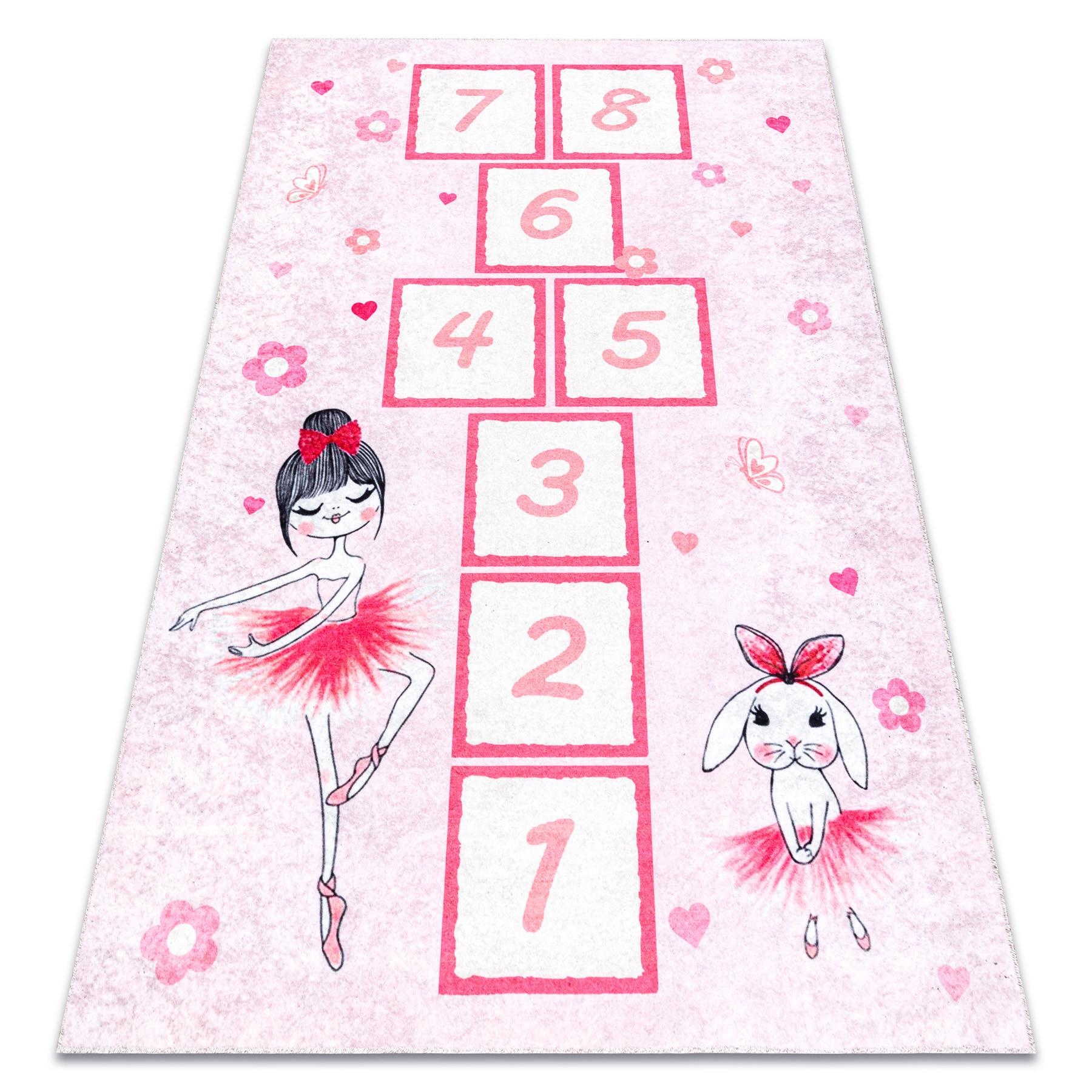 TEPPICH Junior 140/190 cm - Pink, Textil (140/190cm) - rugsX