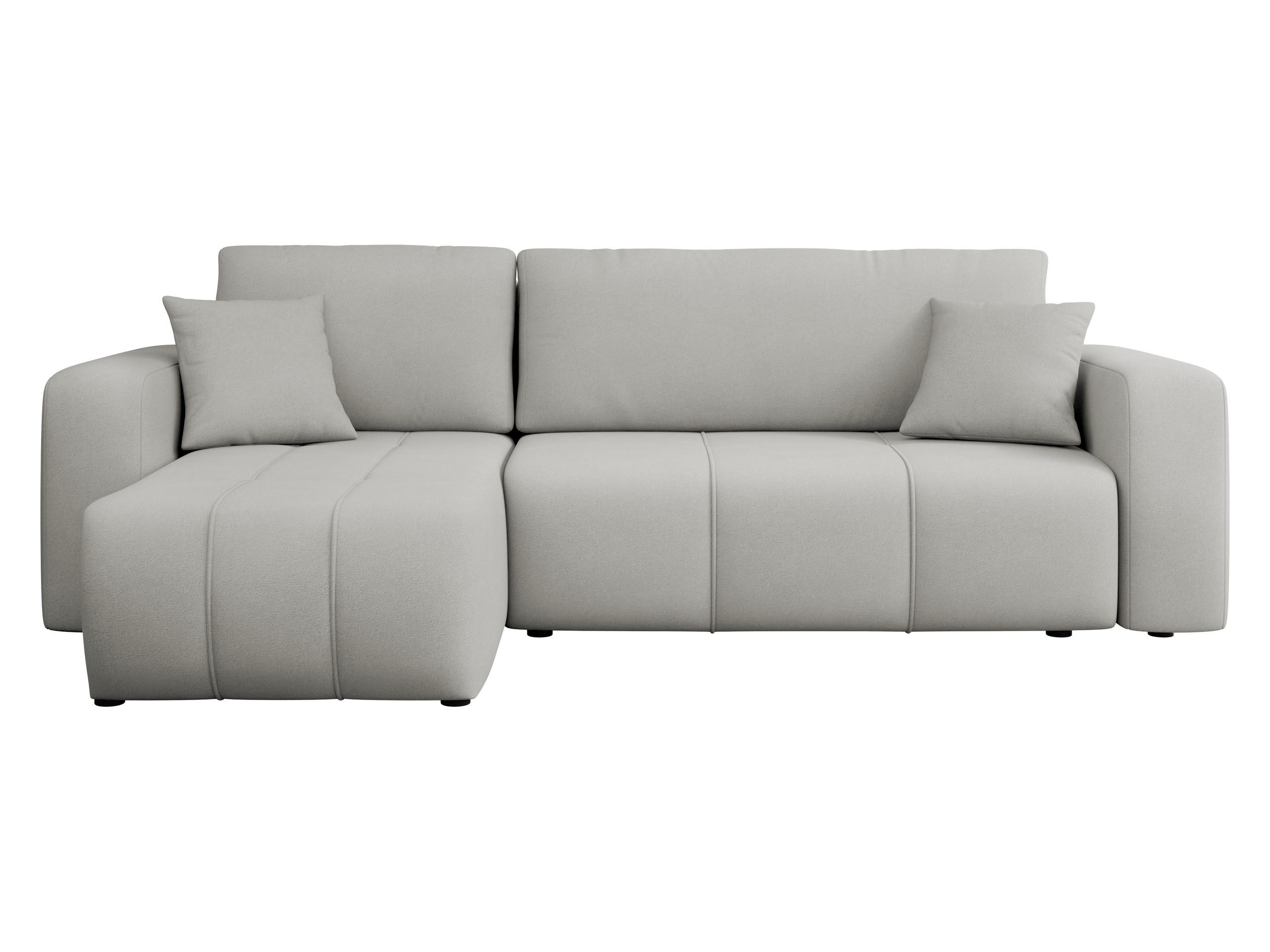 ECKSOFA Furyn - Schwarz/Grau, Holz/Kunststoff (244/145cm) - MIRJAN24