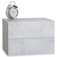 HÄNGENDER NACHTTISCH ANNI - Grau, Holzwerkstoff (42/29/30cm) - CARO-Möbel