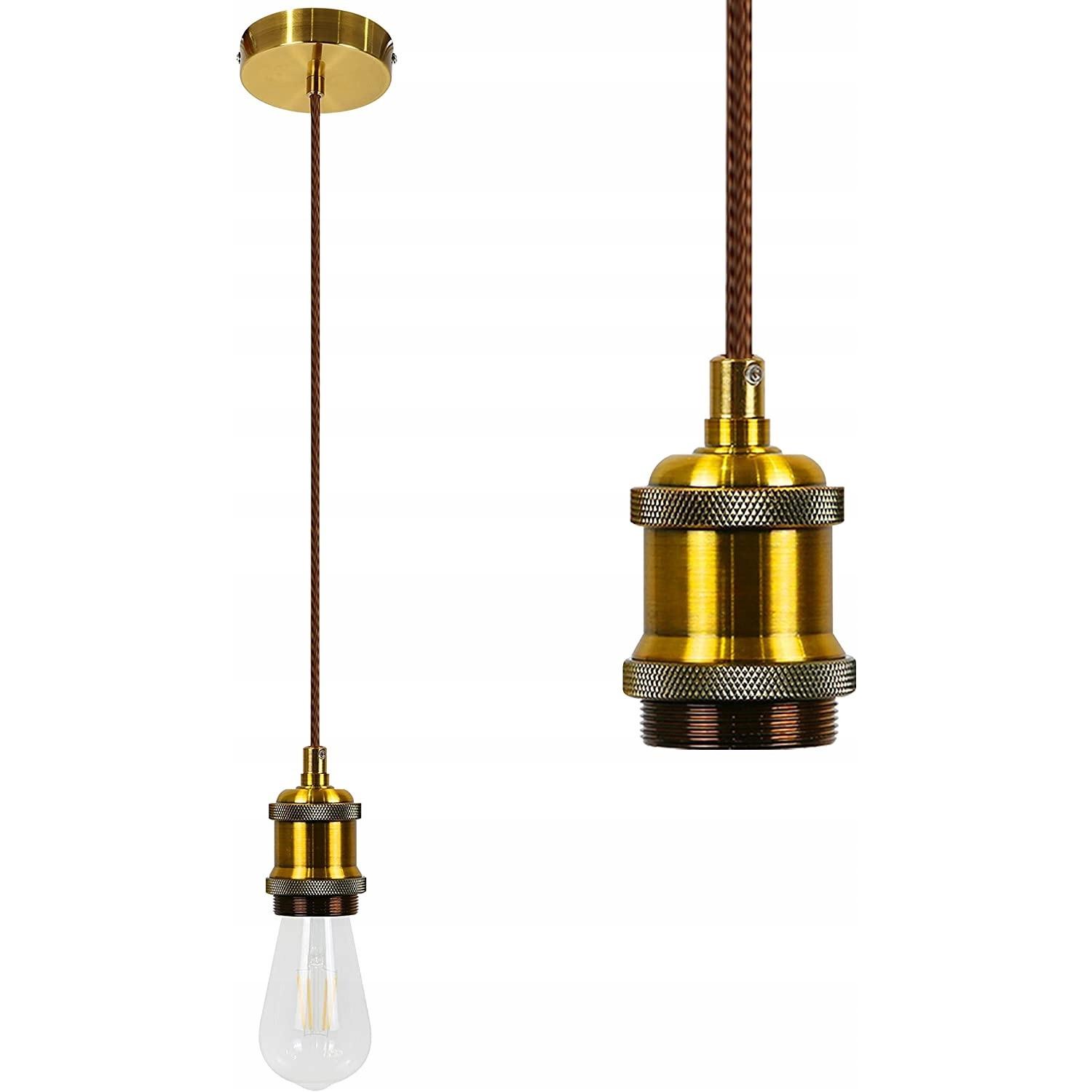 PENDELLEUCHTE Natascha 10/10/130 cm - Messingfarben, Metall (10/10/130cm) - Nettlife