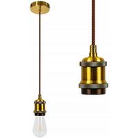PENDELLEUCHTE Natascha 10/10/130 cm - Messingfarben, Metall (10/10/130cm) - Nettlife