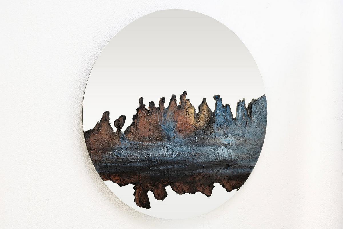 WANDSPIEGEL Braun 60/60 cm - Braun, Glas (5.05/60/2cm) - KUNSTLOFT