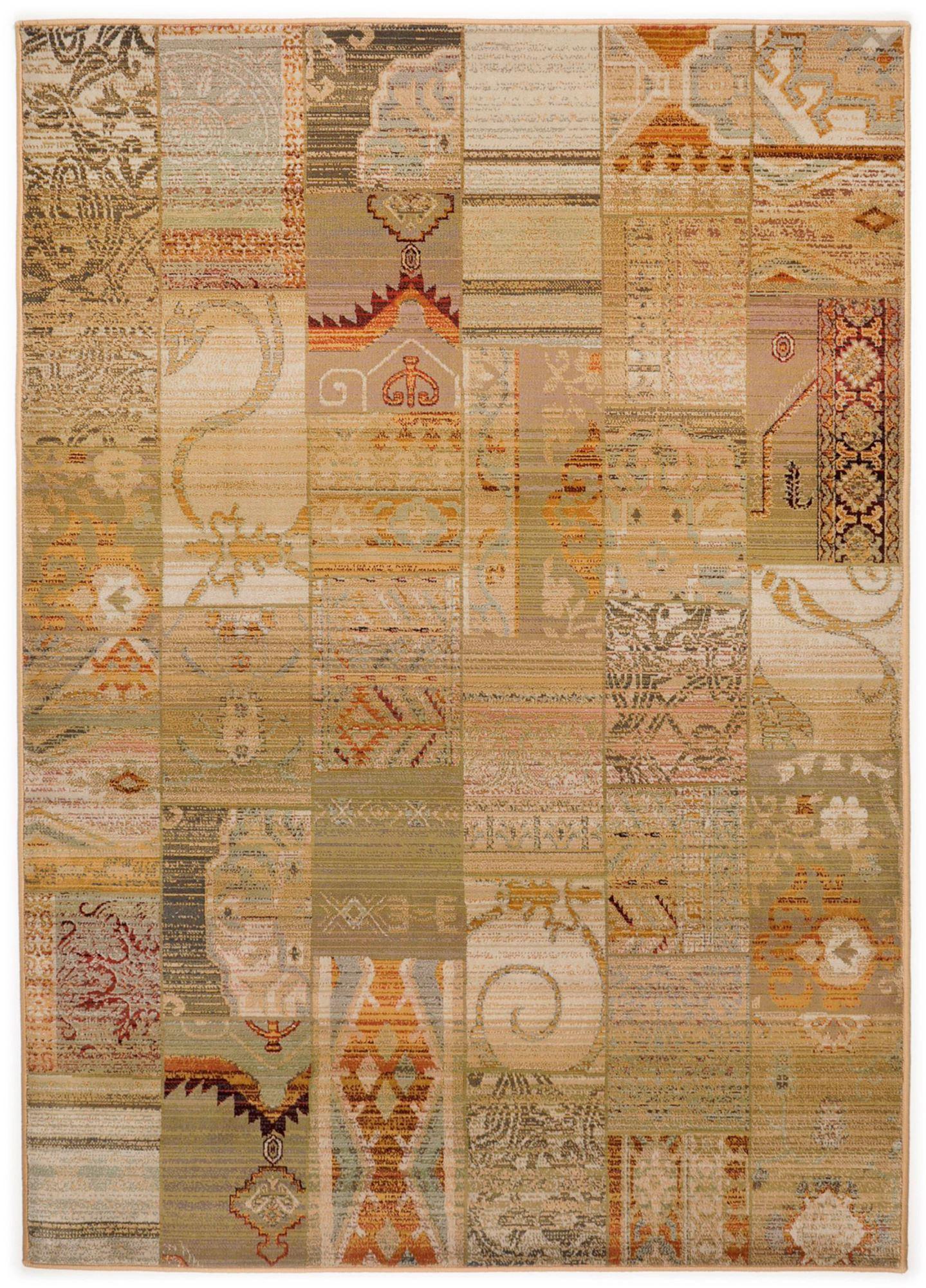 WEBTEPPICH Gabiro 5504 200x285 cm - Beige, Textil (200/285cm) - THEKO
