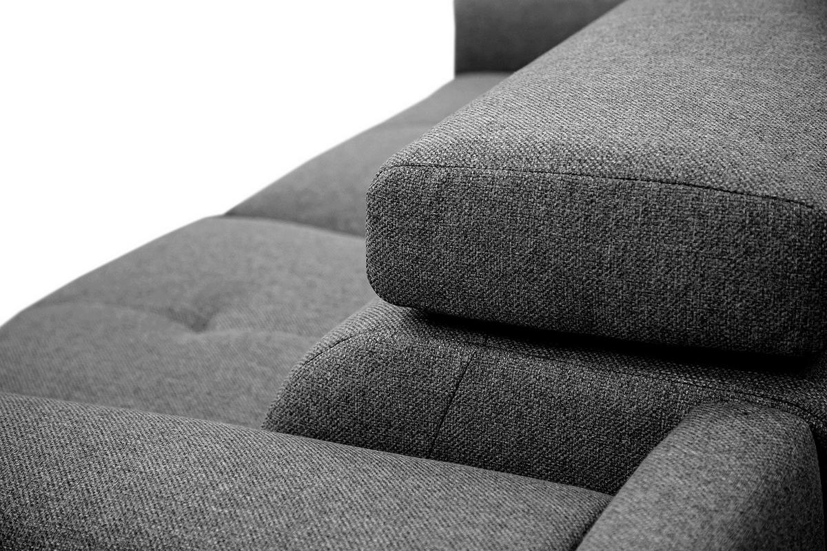 RELAXSOFA MATERA 3-Sitzer mit 2 Relaxfunktionen, schwarz - Schwarz, Holzwerkstoff/Textil (212/82/103cm) - Wozimo