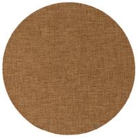 IN- & OUTDOOR FLACHGEWEBE TEPPICH PORTO RUND - Braun, Textil (200/200cm) - Snapstyle