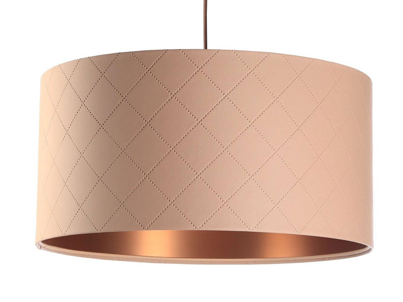 HÄNGELEUCHTE Kupfer 50/25 cm - Beige/Kupferfarben, Kunststoff (50/0.8/25cm) - ONZENO