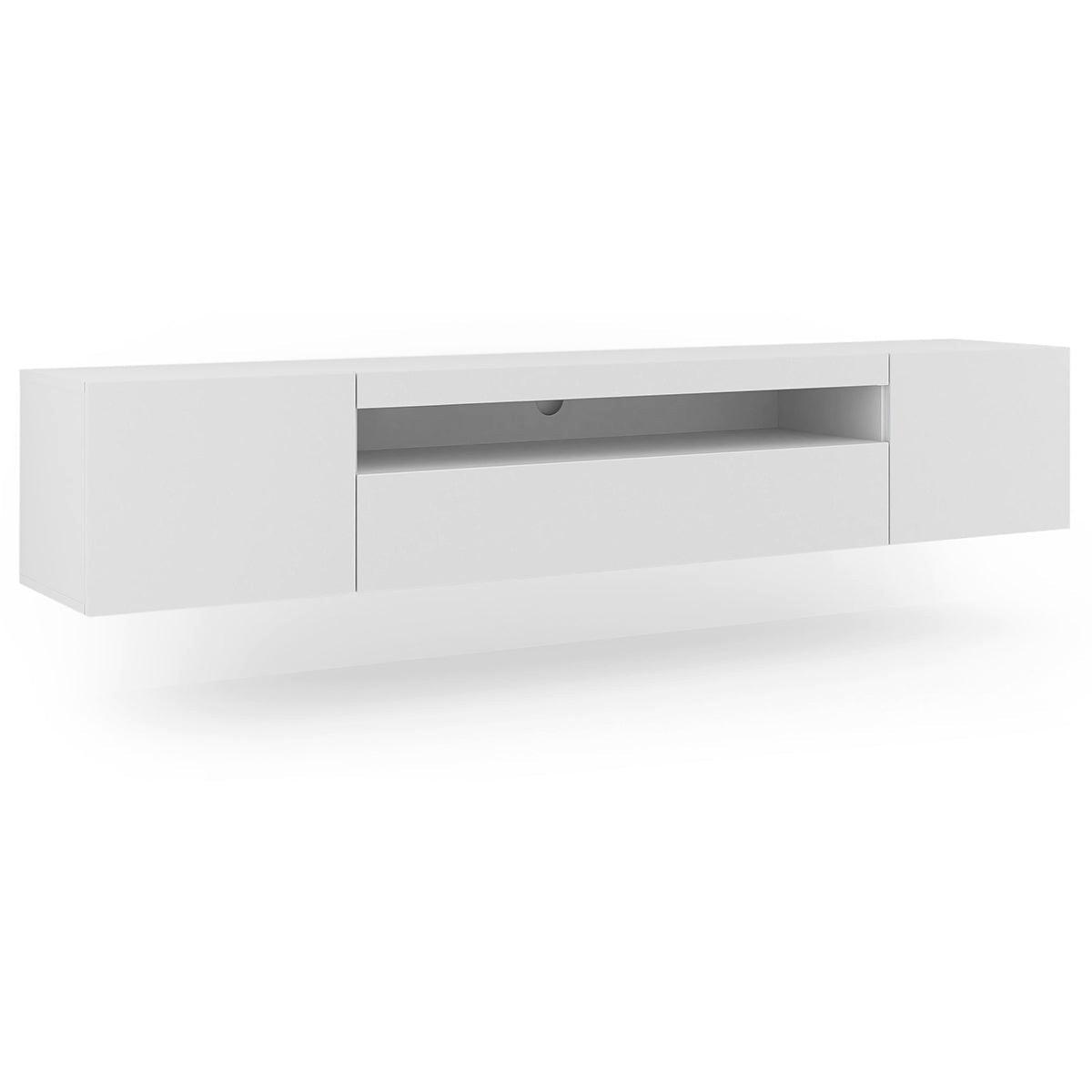 TV-MÖBEL Aurus Weiß - Weiß, Holzwerkstoff (200/36/37cm) - Petits-meubles