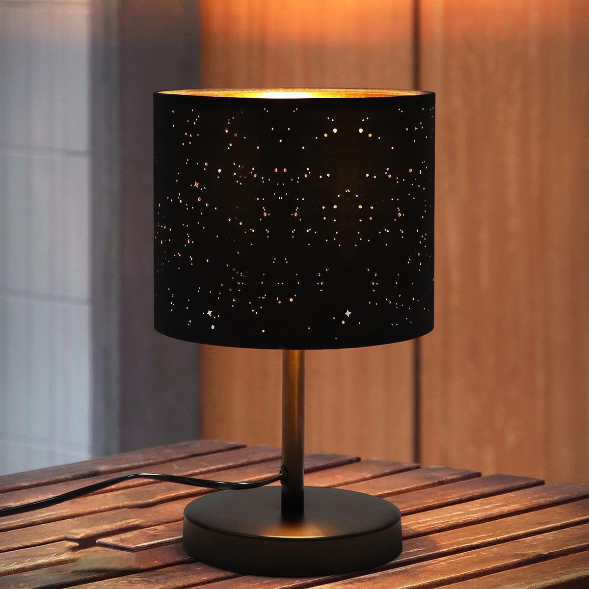 TISCHLAMPE Marisol 19/16/31 cm - Schwarz, Metall (19/16/31cm) - ZMH
