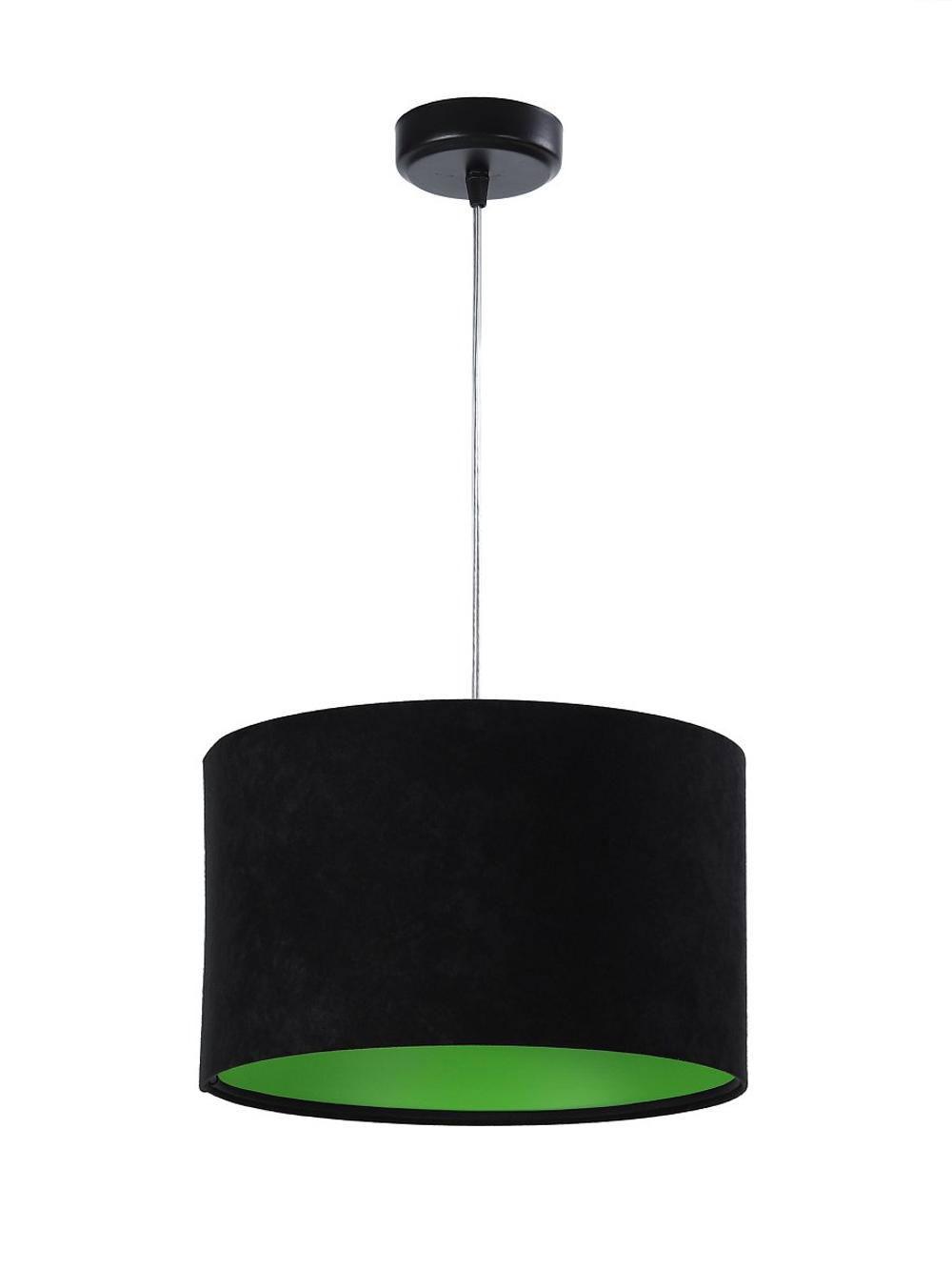 HÄNGELEUCHTE Grün 30/20 cm - Schwarz/Grün, Kunststoff (30/0.45/20cm) - ONZENO